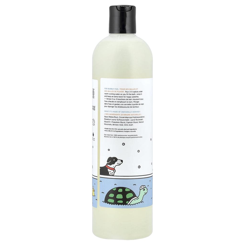 Kids, Big Bubble Bath, Fragrance Free, 500Ml(16.9Fl Oz)