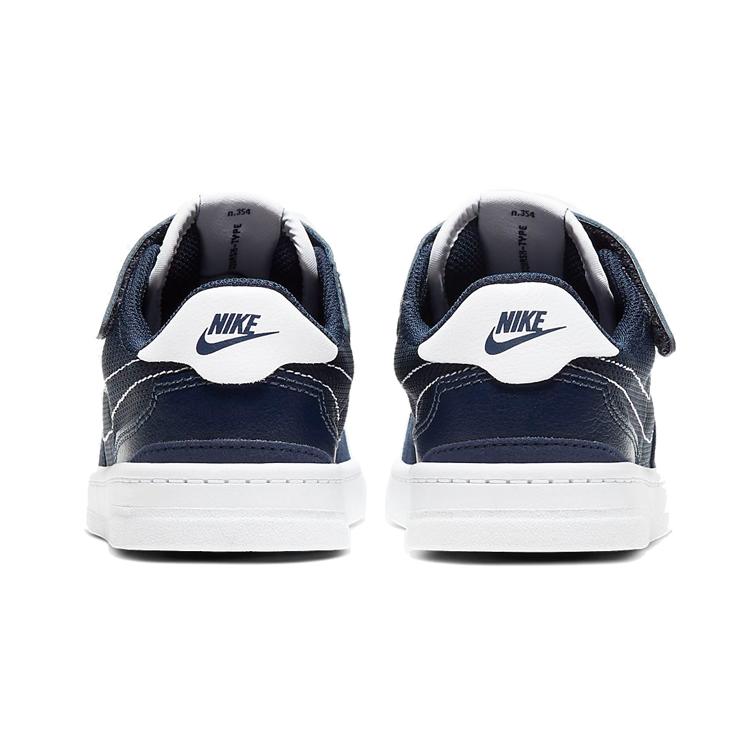 Nike Squash Type Low top Kids' Skateboarding Shoes Dark Navy Blue Children Aged 3 7 Years Old CJ4120-400