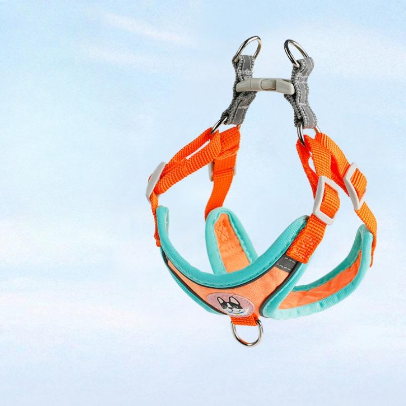 Neues Haustier Brustgeschirr, Hundegeschirr im Westenstil, Kleine Hundeleine, Reflektierende Hundeleine