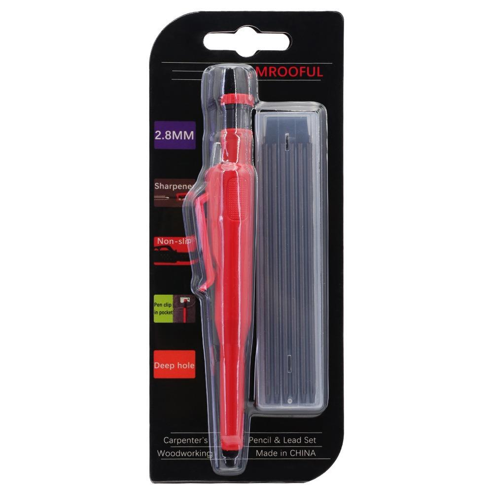 Long Headed Woodworking Pencil Set Carpenter's Pencil Set  Carpenter Engineers Supplies