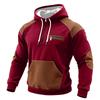 Men's Colorblock Sweatshirt Hoodie Men's Sports Large Size Casual Sweatshirt