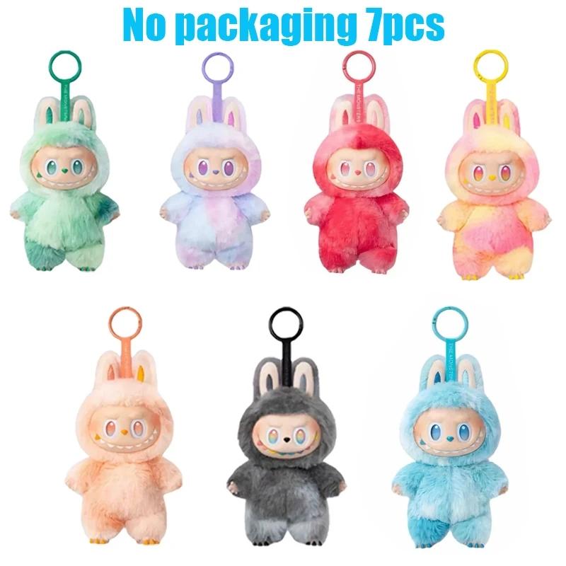 New Labubu V3 The First Second and Third Labubu Blind Box Heart Beat Series Doll Cloth Car Interior Decor Pendant Toy Plush Gifts