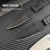 Outdoor small straight knife, high hardness survival knife,utility knife +K sheath, camping EDC portable