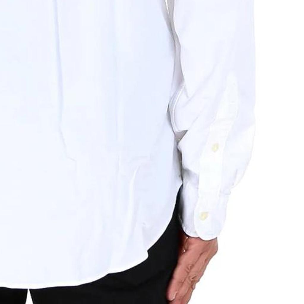 Polo Ralph Lauren Embroidered Colorful Logo Slim Fit Cotton Long Sleeve Shirt Men Shirts White 710549084006BSRWHITE