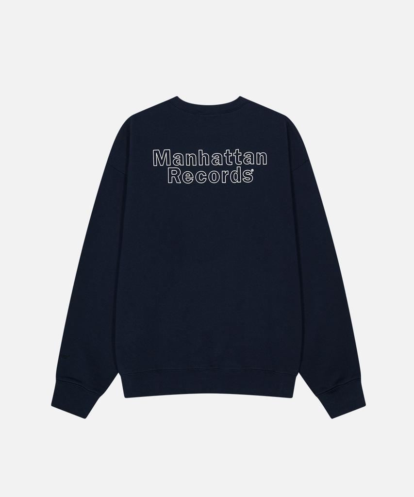 Maenhatanlekojeu Mr X Balansa Arch Crew Neck - Navy