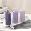 Clear Acrylics Candle Molds Hexagonal Column Candle Making Mould for Church Candlelight Christmas Wedding Decoration