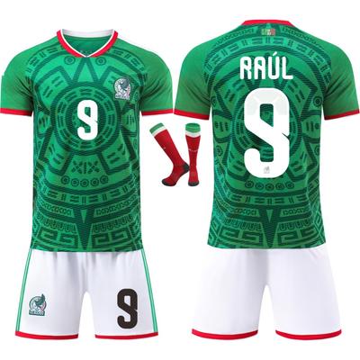 2026 FIFA Fussball-Weltmeisterschaft Mexiko Fußballtrikot für Kinder und Erwachsene RAUL #9