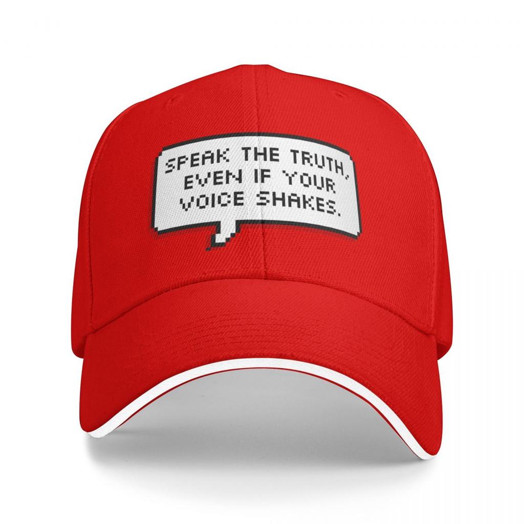 Speak the truth even if your voice shakes Baseball Cap Sports  Icon Golf Women Mens