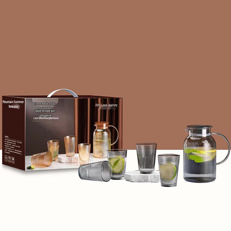 Tuoqiao High Borosilicate Glass 5-Piece Water Set
