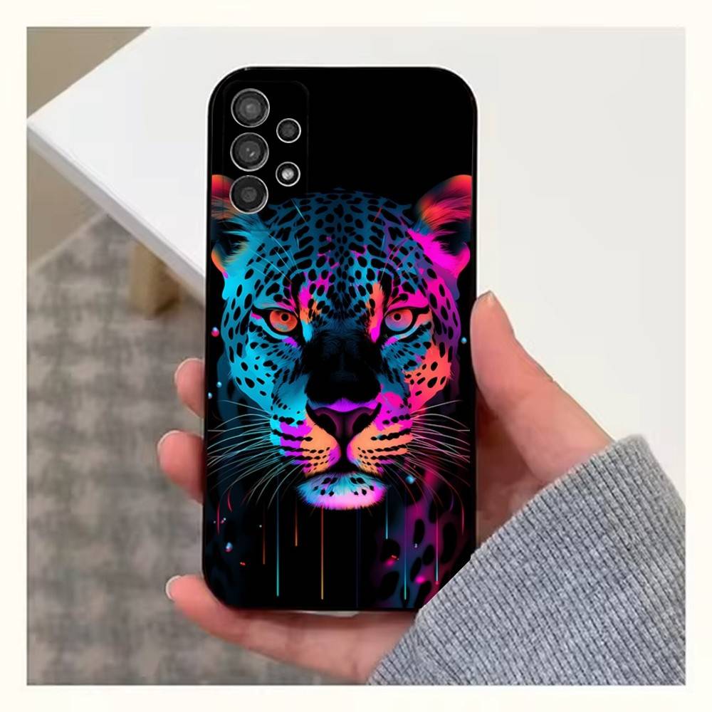 Cool Leopard  Case For Samsung S10,Plus,S9,S22,S25,Ultra,S24,S21,S20,S23,FE,Lite,Soft Silicone Black