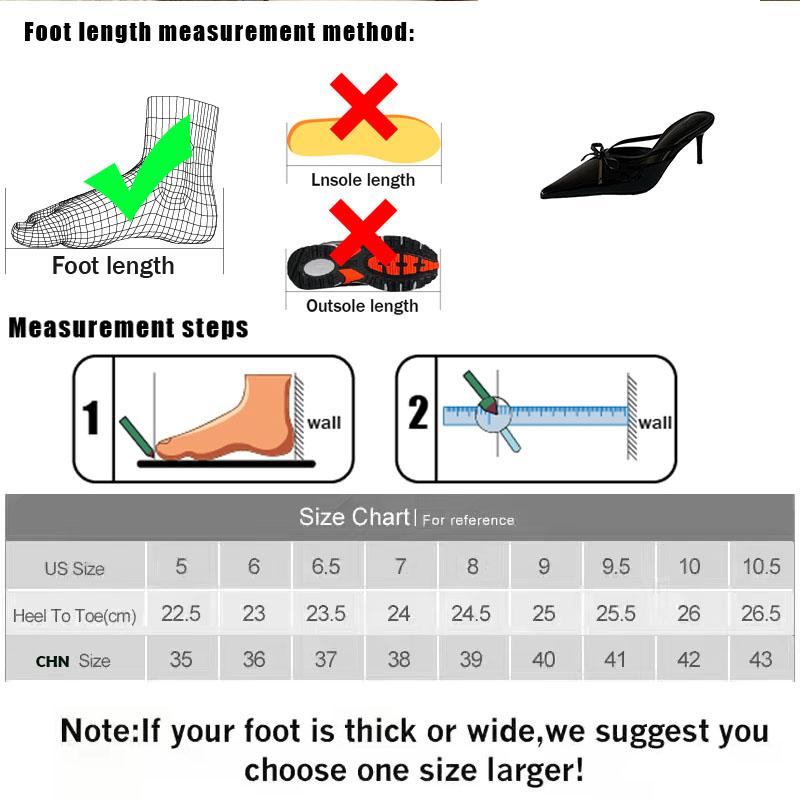 Fashion Female Pointed Toe Footwear Women Thin Heels Slides Shoes Fashion Butterfly-Knot Pumps Ladies High Heels Shoes Sandals Mules