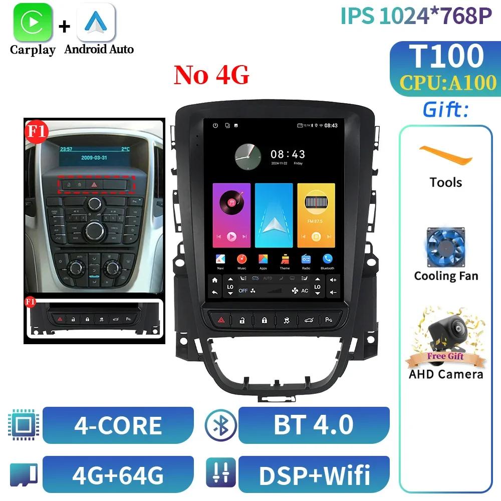 9,7 Zoll Autoradio Android 14 Für Opel Astra Buick Verano 2009-2015 Multimedia Navigation Kabelloses CarPlay Headunit Touchscreen