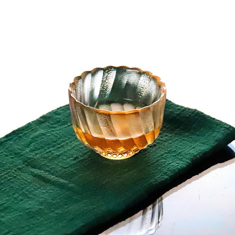 Japanese Transparent Hat Cup Phnom Penh Small Cup Tea Tasting Cup Glass Tea Set