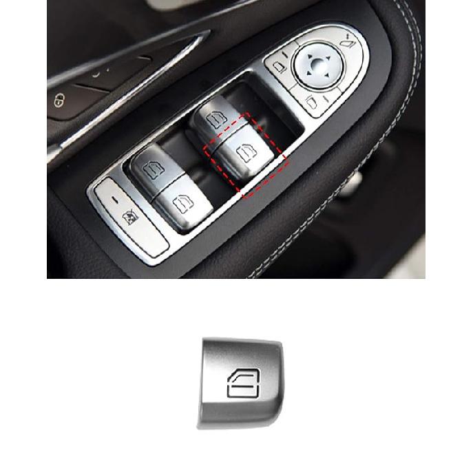 TTCR-II Interior Window Glass Lift Switch Button for Mercedes C Class W205 2015-2021 and GLC Class 2016-2022, 1 Pc Front Left Window Control Power