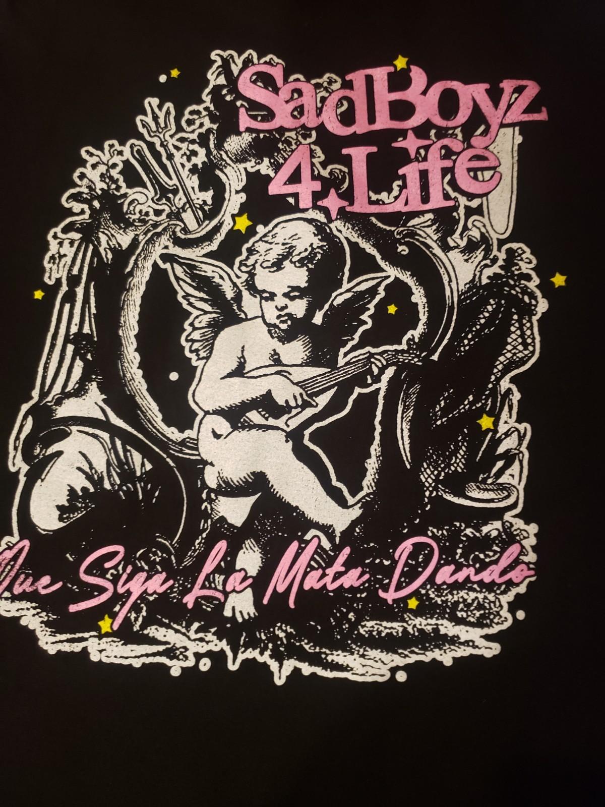 Sad Boyz 4 Life Black T  Size Large Unisex T-Shirt S