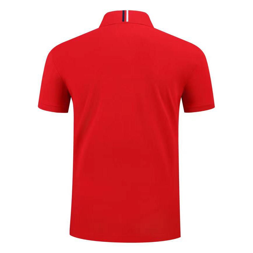 Camel Vår och sommar högkvalitativ tvättad bomull Ny broderad pikétröja för par pikétröja