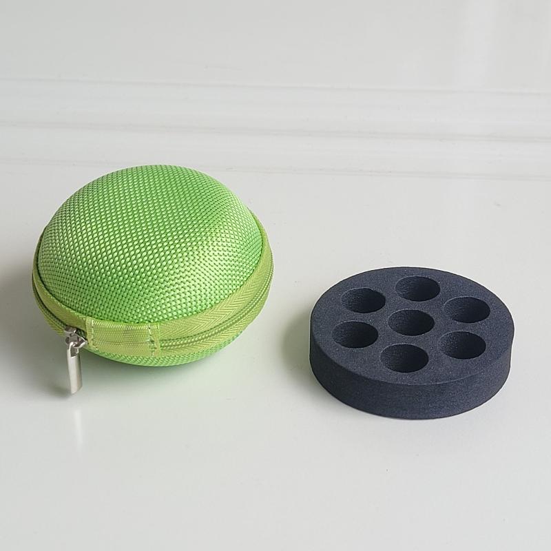 1Pcs Gel Container Storage Bag Mini Bottle Box Oil Organizer Travel Carryinig Holder 7 Compartments Essential Oil Case
