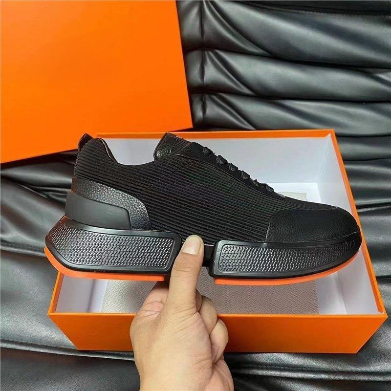 

Trendy High-value Men s Shoes Versatile Models Fashionable and Comfortable Thick-soled Splicing Lace-up Casual Shoes 44