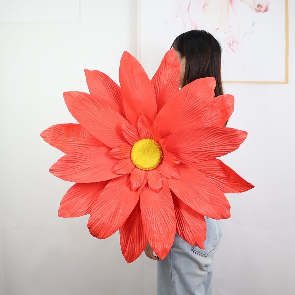 Neue 50 cm künstliche Gänseblümchen wasserdicht große simulierte Blume mehrfarbige gefälschte Blumen Hochzeitsdekoration