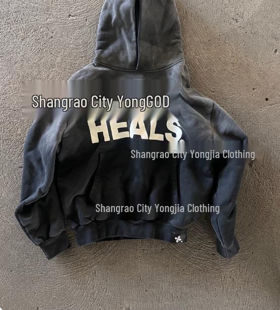 2025 European Autumn/Winter Fashion Long Sleeve Letter Hoodie