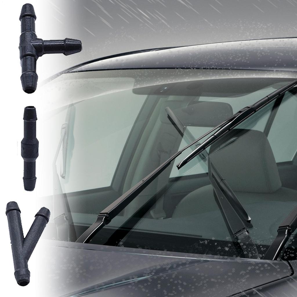 Washer Hose Connector Hose Joint Nozzle Connector Windshield Washer Kit Car Replacement Windshield Glass