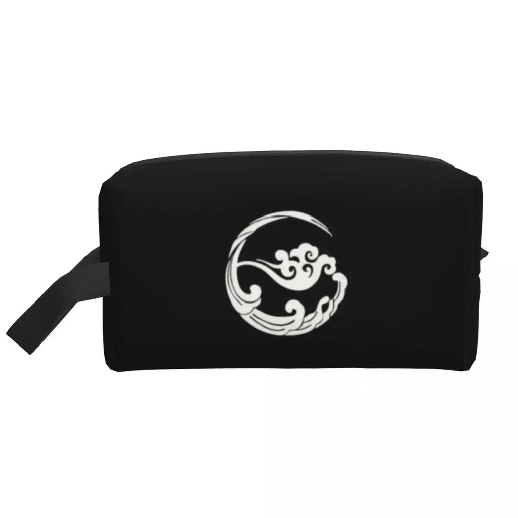 Logo Sekty Gusu Lan Kosmetyczka Kobiety Podróżny Organizer na Kosmetyki Moda The Untamed Wei Wuxian Przechowywanie Torby na Przybory Toaletowe