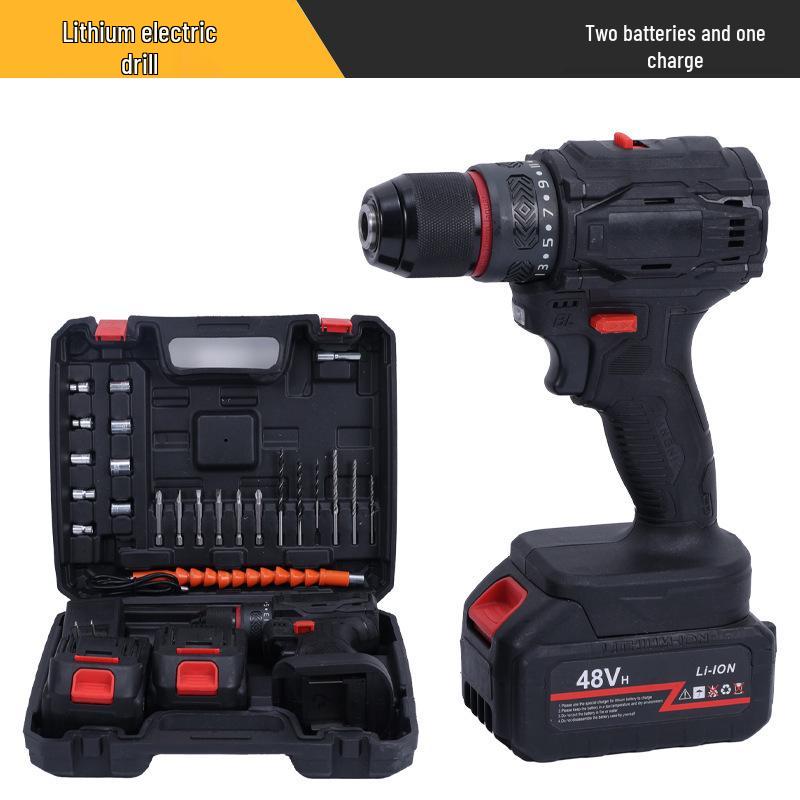 Brushless Lithium Electric Drill & Screwdriver Combo