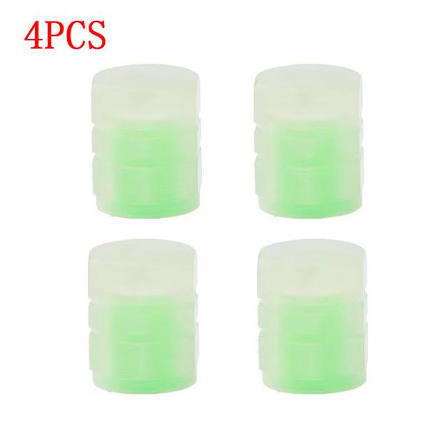4Pcs Luminous Car Tire Valve Caps Badge Emblem Styling Emblem For Mitsubishi Lancer ASX Outlander Pajero Carisma L200 Galant lcbn94