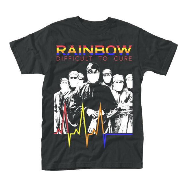 Rainbow Difficult to Cure Ричи Блэкмор Черный Мужская S-234XL Футболка Унисекс Футболка XL