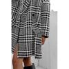 Tooxika New Autumn And Winter Thickened Lining Coat Woolen Houndstooth Wool Coat