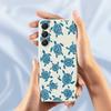 For Samsung Galaxy A16 5G/4G Case Blue Turtle Pattern Printing Straight Edge TPU Phone Back Cover