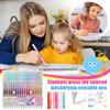 Set of 36 Erasable Gel Pens with Fine Tip for Smooth Writing and Quick Drying Ink Suitable for Students and Office Use