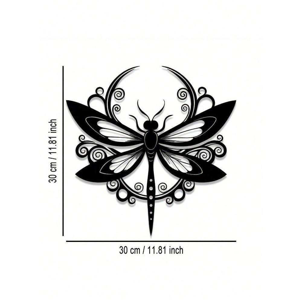 Iron Dragonfly Wall Art Metal Home Decor Gift for Holiday Garden TY7397 разноцветный