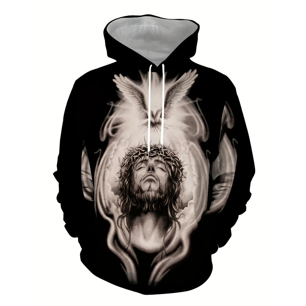Casual Men's Loose Sports Hoodie Fashion Versatile Hoodies Sweatshirts Men’s