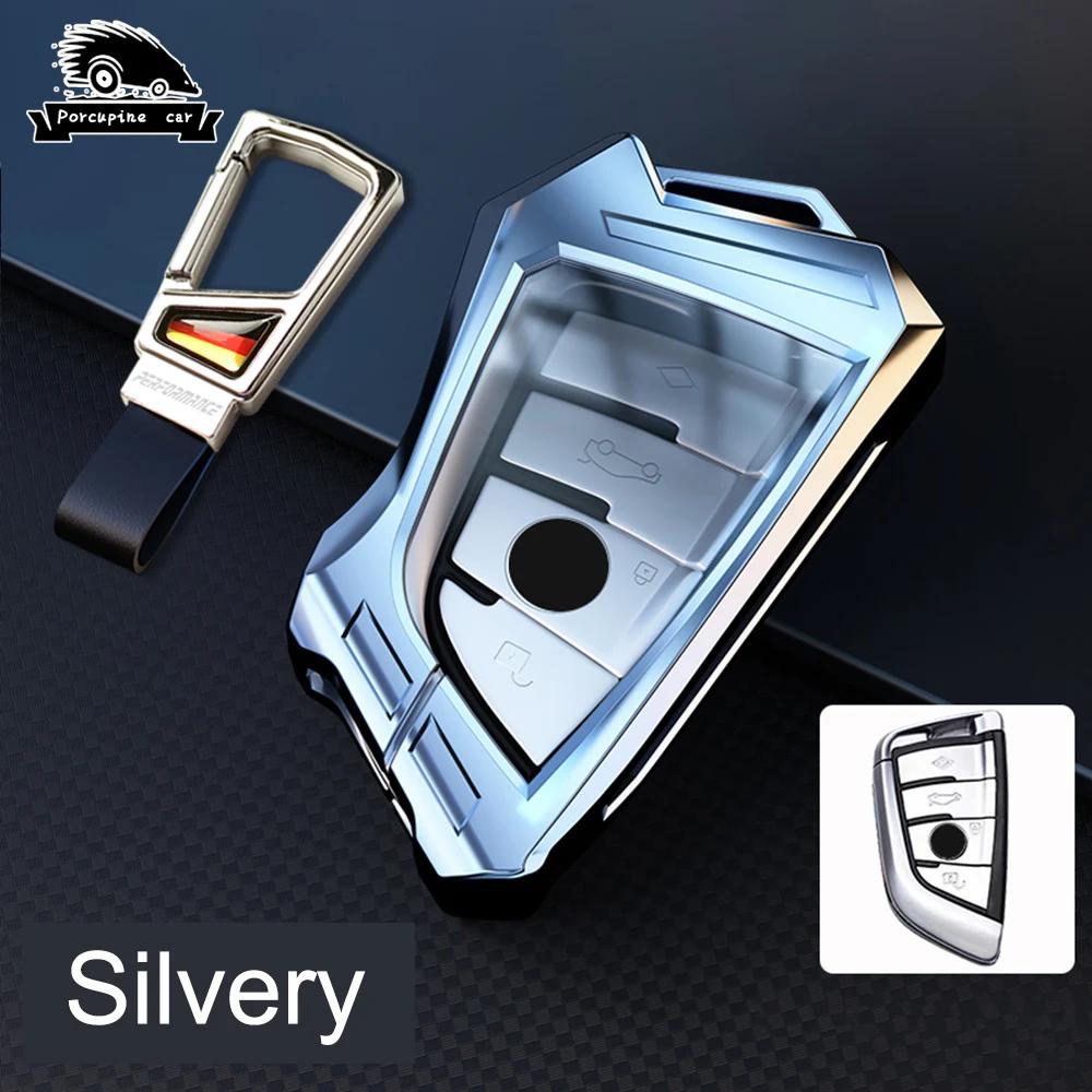 New Zinc Alloy Style Auto Key Fob Cover Case Housing Remote Fit For Bmw X3 X5 X6 F30 F34 F10 F20 G20 G30 G01 G02 G05 F15 F16 1 3 5 7 Series