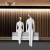 Resin Abstract Figure Sculpture Creative Craft Ornaments Couple Statue Decorative Figurines Home Decoration Accessories