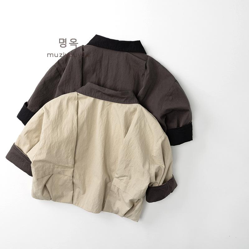 Korean Style Kids Girls Fashion Jacket Spring Casual Baby Outerwear Top
