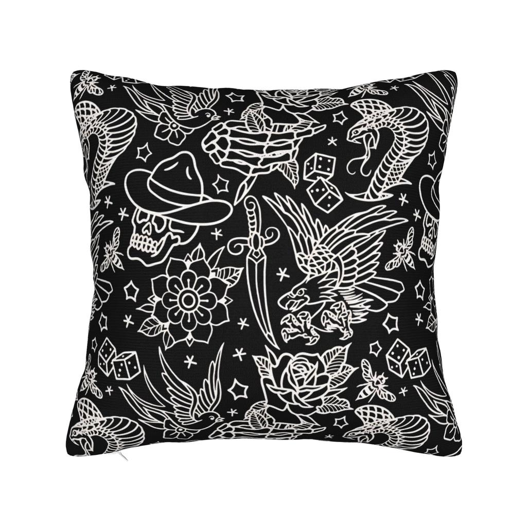 Pillow Cover Flying Leaping Pig Funny Pillow Case For Living Room Sofa Pillowcases