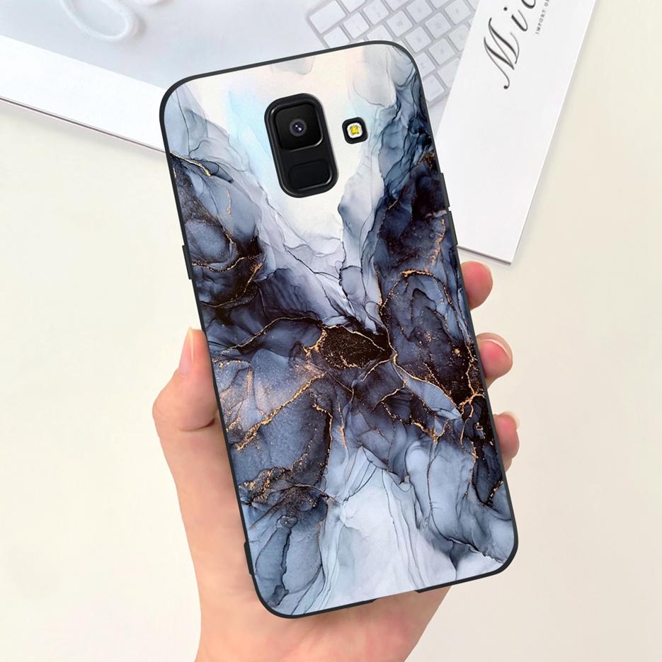For Samsung Galaxy A6 2018 Case SM-A600F Cute Fashion Painted Cover Soft TPU Phone Case For Samsung A6 Plus A6+ 2018 A605F Shell