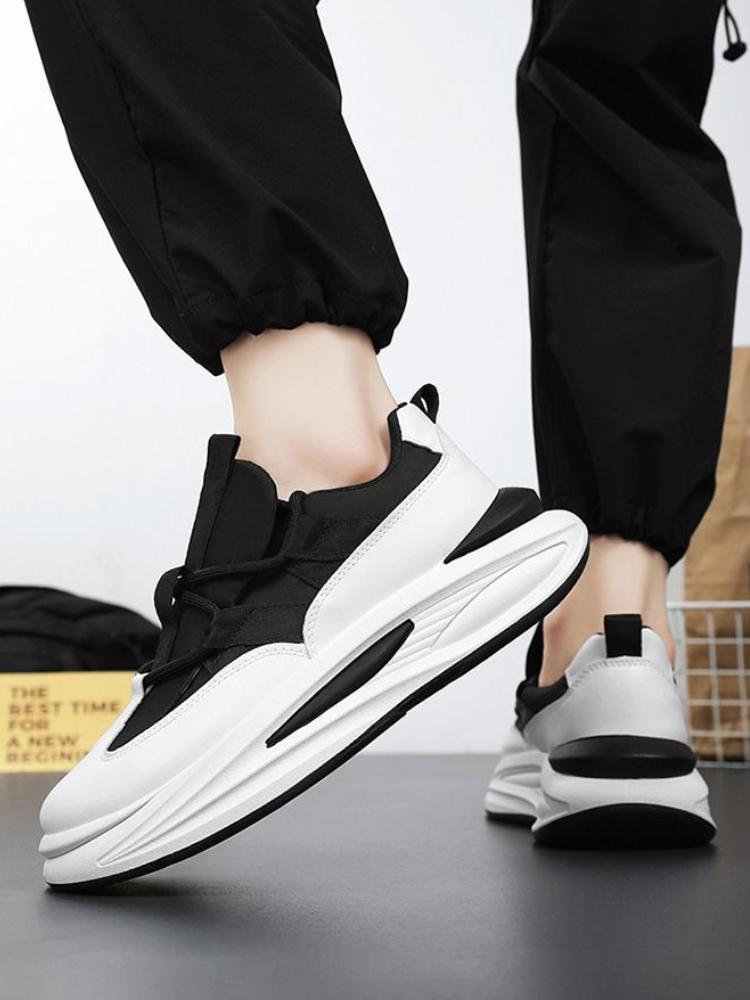 Fashion Thick Platform Breathable Man Casual Sneaker Spring and Autumn Sports Shoes for Men Size 9 Cheap Liquidation Low Price Simple