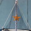Mediterranean Style Sailing Boat Model Handmade Nautical Decor Miniature Sailboat  Party Decoration