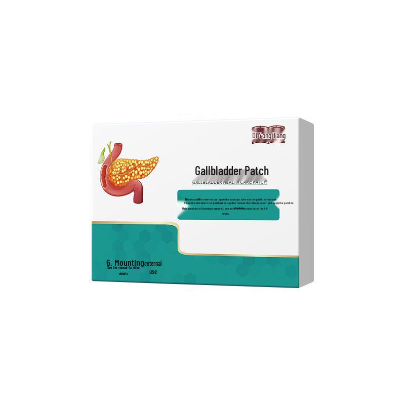 Dizi Tang Gallbladder Acupoint Health Patch - Black Plaster for Health Preservation