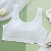 Teenage Big Girls Puberty Development Thin Vest Style Wireless Student Bra