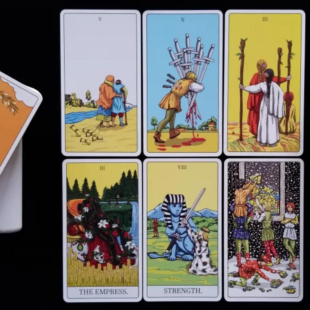 10.3*6cm Shuffle Tarot Collection B Shuffled World of RWS Tarot Deck 80 Pcs Cards A Creative Way of Telling A Story