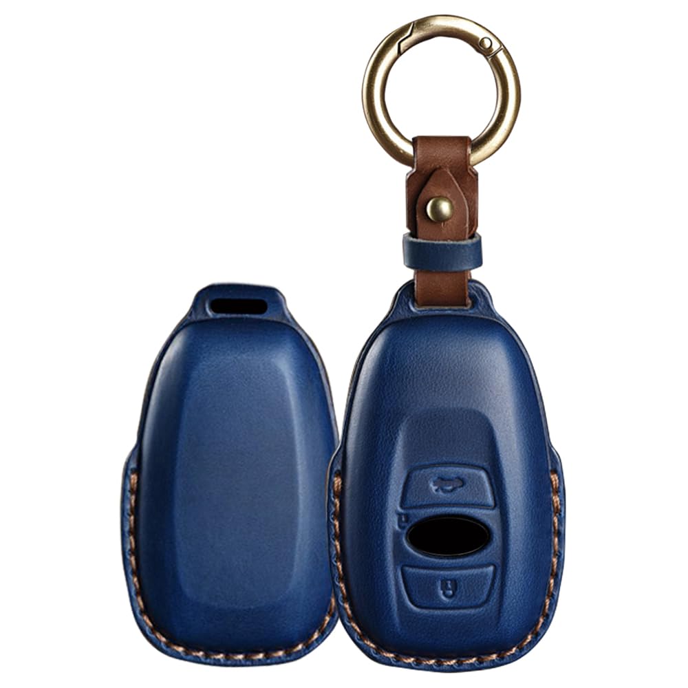 

[TECART] Subaru Exclusive Key Case, Key Cover, Key Holder, Smart Key Cover, Smart Key синий