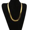 Značkový Náhrdelník Dlhý/Choker Veľkoobchod 10MM Vintage Bežný Zlatá Farba Hip Hop Reťaz pre Mužov Šperky Maxi Náhrdelník