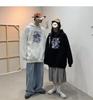 2026 Spring/Autumn Korean Style Couple's Casual Hooded Sweatshirt - Trendy Hong Kong Pullover.