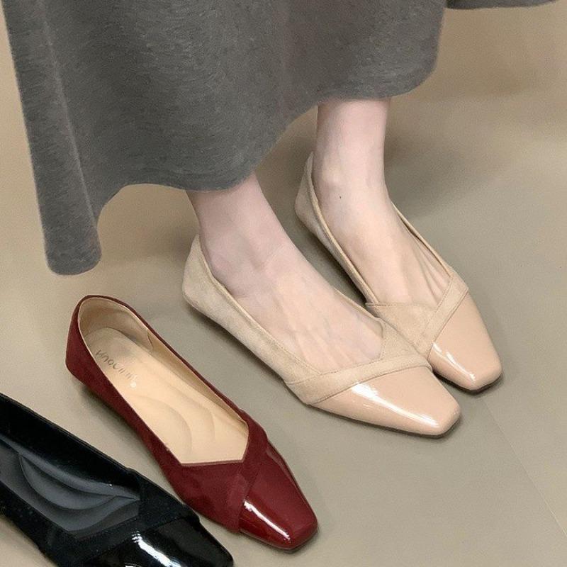 

Мода Новый Стиль Роскошная Женская Мода Леопардовый Принт Балетки Женские Шлепанцы Повседневные Мягкие Женские Слипоны Балетки Женские Туфли с Мелким Вырезом 40 абрикосовый