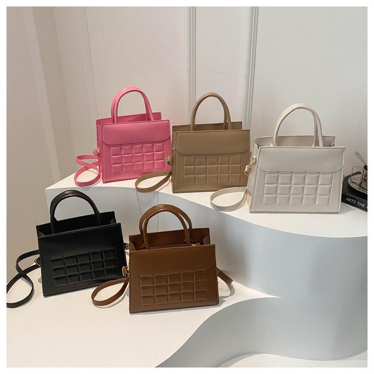 2024 New Simple Casual Shoulder Bag Street Fashion Pu Crossbody Bag Women Korean Fashion Handbag