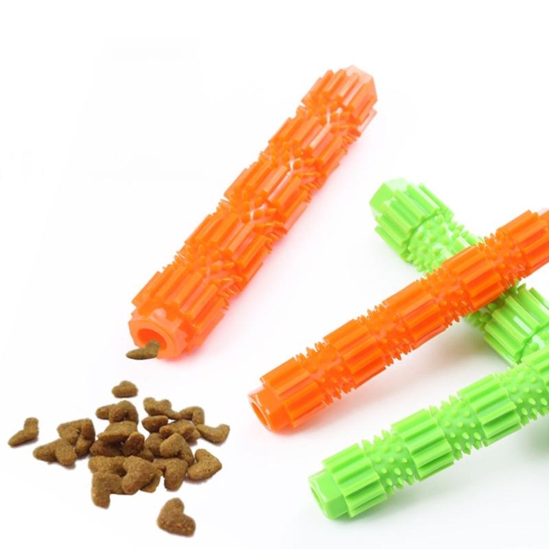 Durable Dog Chew Toy Featuring Dental Cleaning Spikes and Treat Dispenser Promotes Orals Health Easyly to Clean